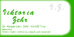 viktoria zehr business card